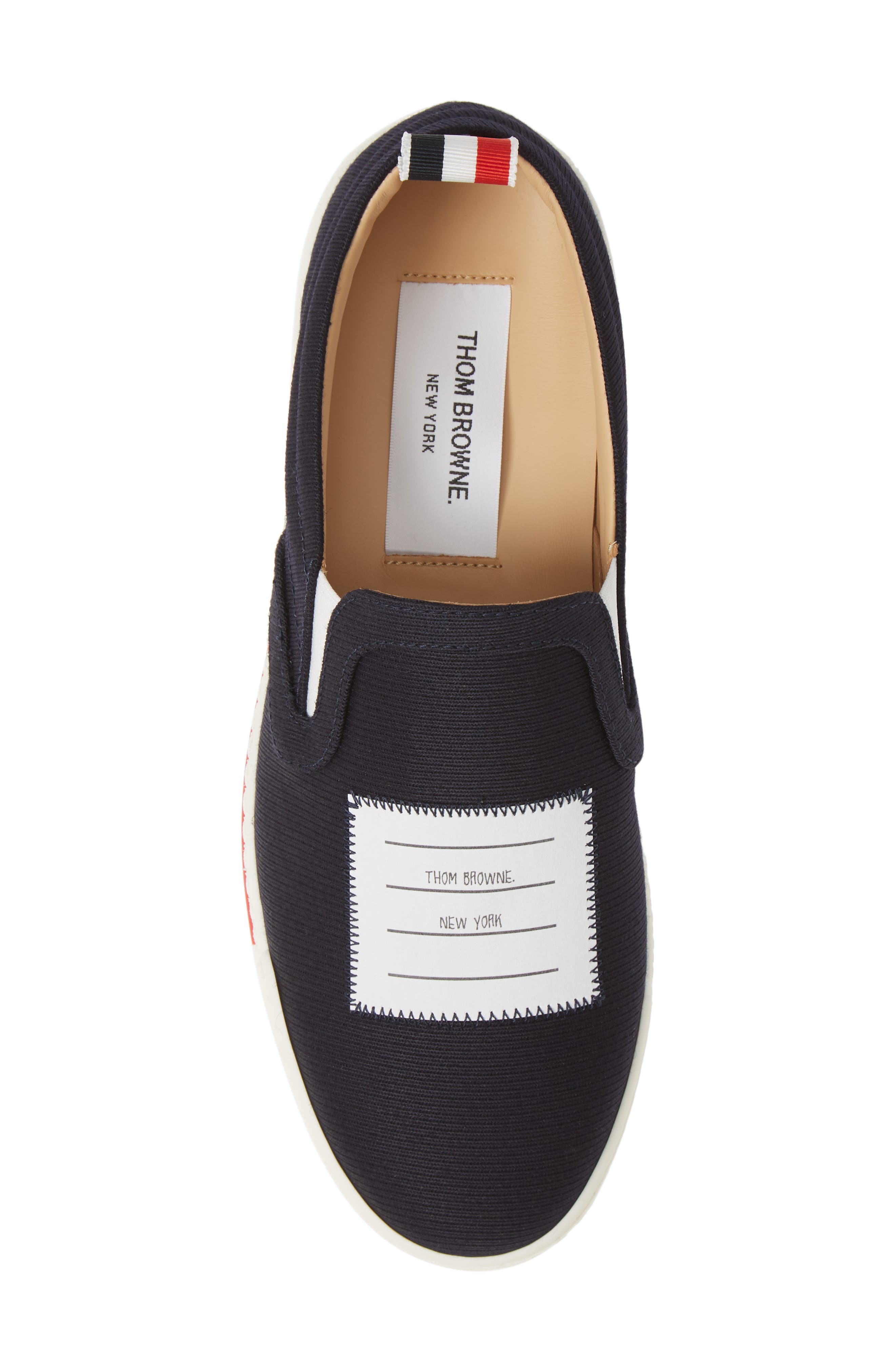 Thom Browne 4-Bar Slip-On Sneaker, Alternate, color, 