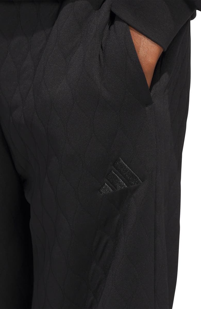 adidas Quilted Pants, Alternate, color, Black