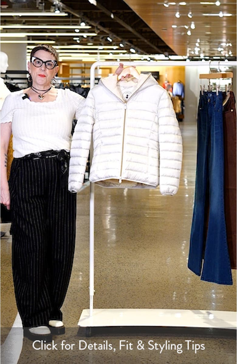 Elvira Quilted Water Repellent Hooded Puffer Jacket, sales video thumbnail