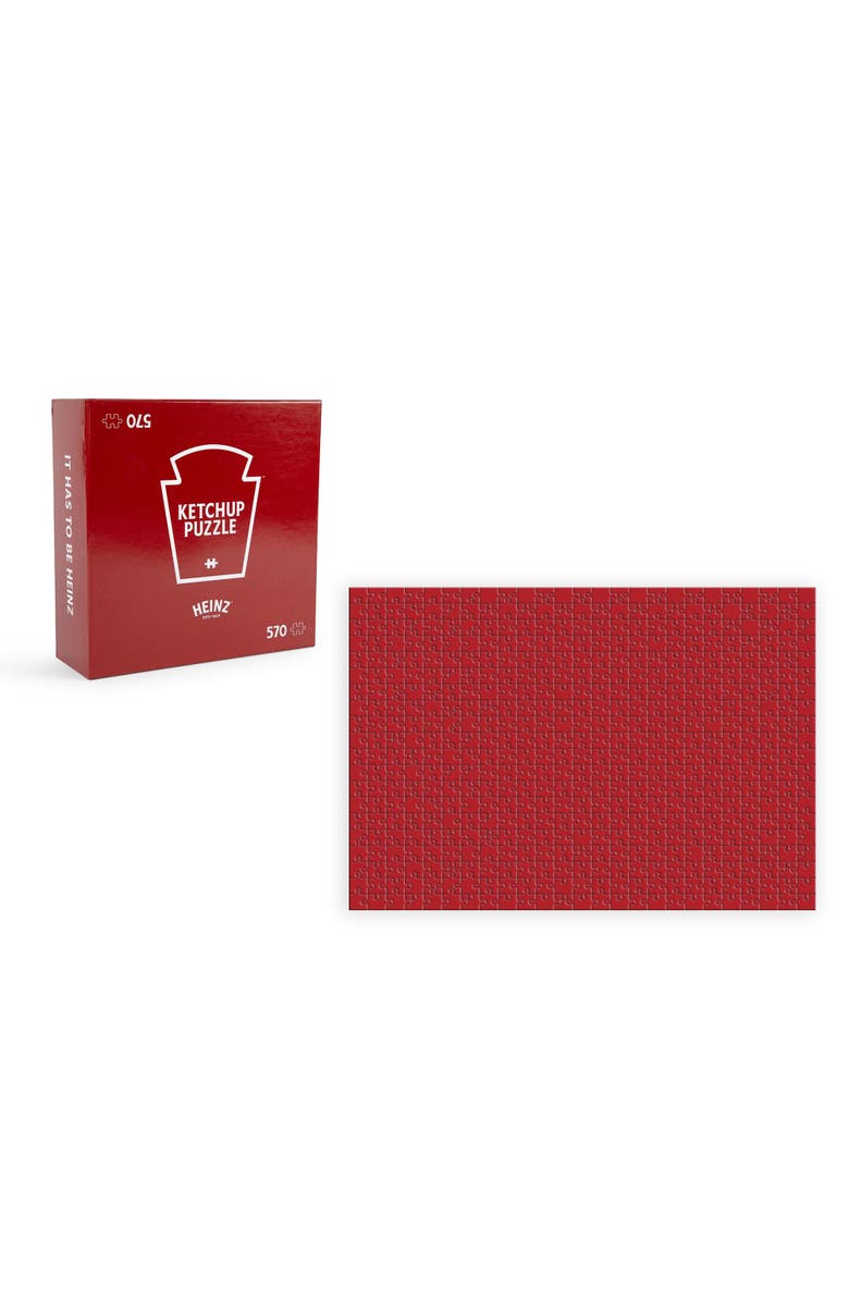 Toynk Heinz Ketchup All-Red Food Puzzle For Adults And Kids | 570 Piece Jigsaw Puzzle, Main, color, Red