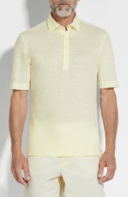 ZEGNA Linen Polo