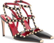 Valentino Rockstud Ankle Strap Pump