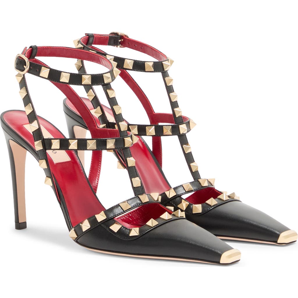 Valentino Rockstud Ankle Strap Pump