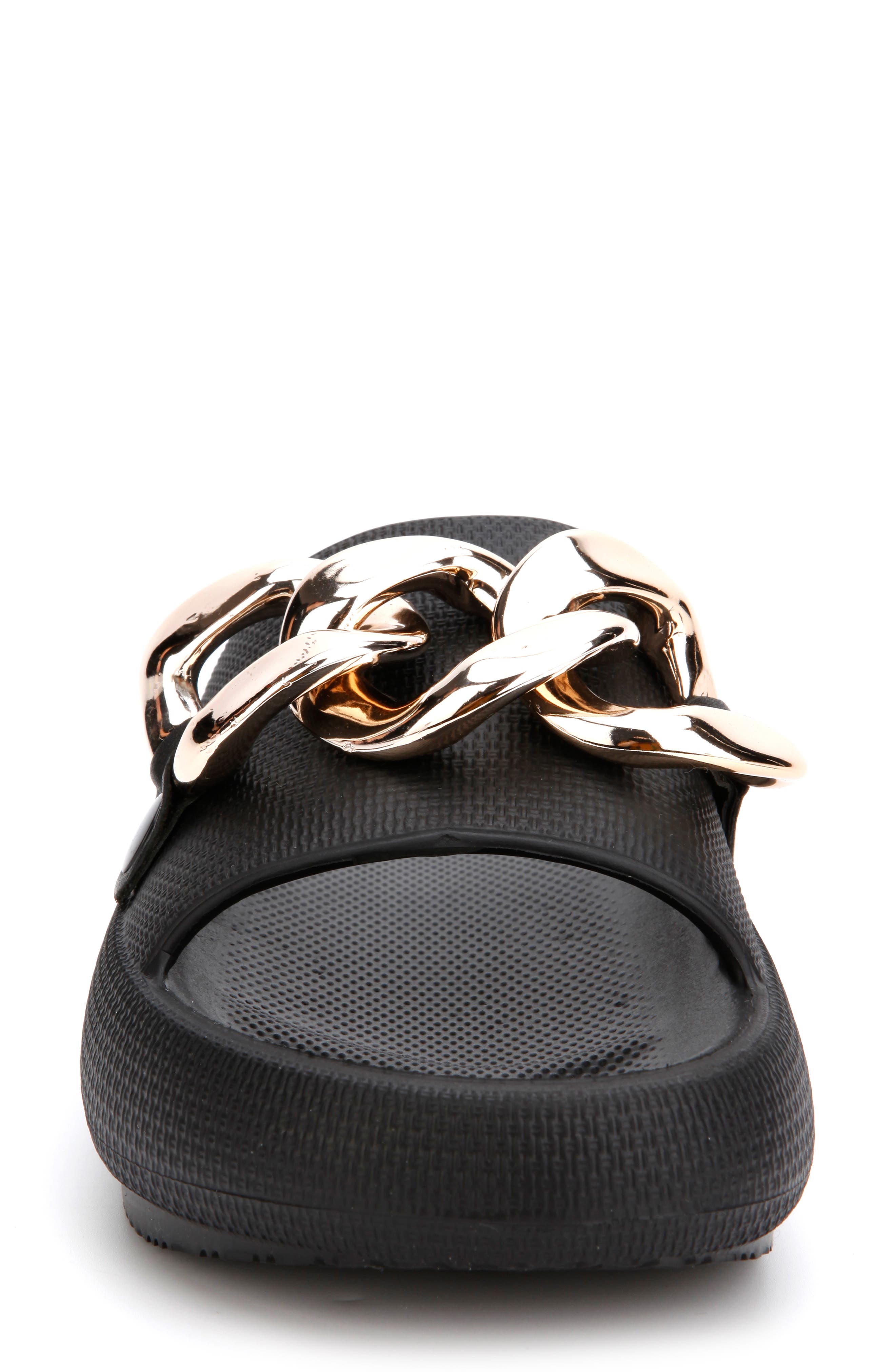 Kenneth Cole New York Mello Chain Slide Sandal, Alternate, color, 