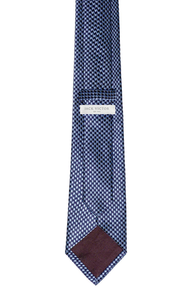 Jack Victor Forden Houndstooth Silk Tie, Alternate, color, 