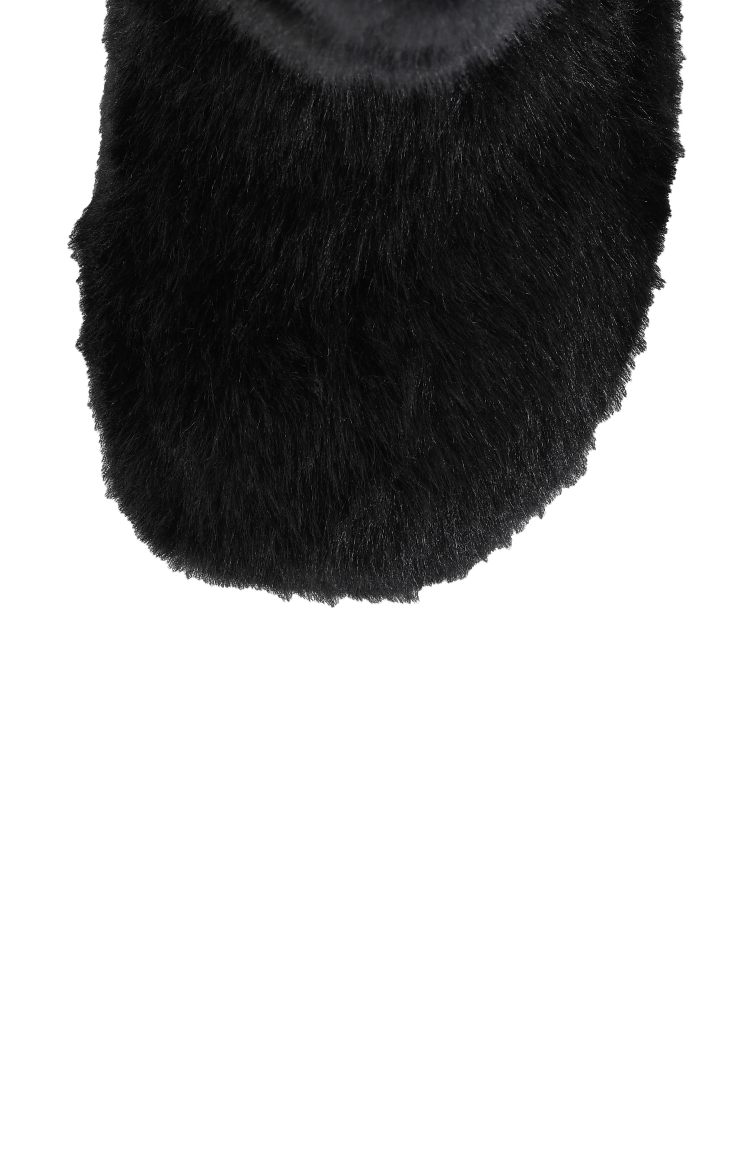 BC Footwear Teddy Faux Fur Bootie, Alternate, color, Black