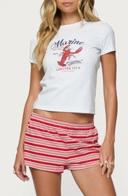 EDIKTED Lobster Club Graphic T-Shirt