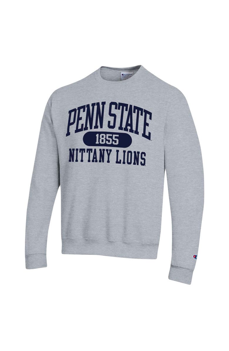 Champion Men's Champion Heather Gray Penn State Nittany Lions Arch Pill Sweatshirt, Alternate, color, 
