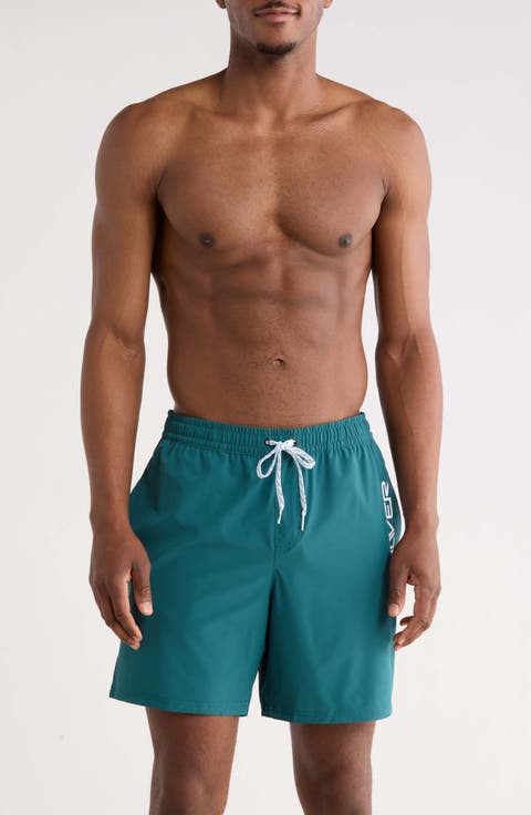 Wind Logo Volley Swim Trunks