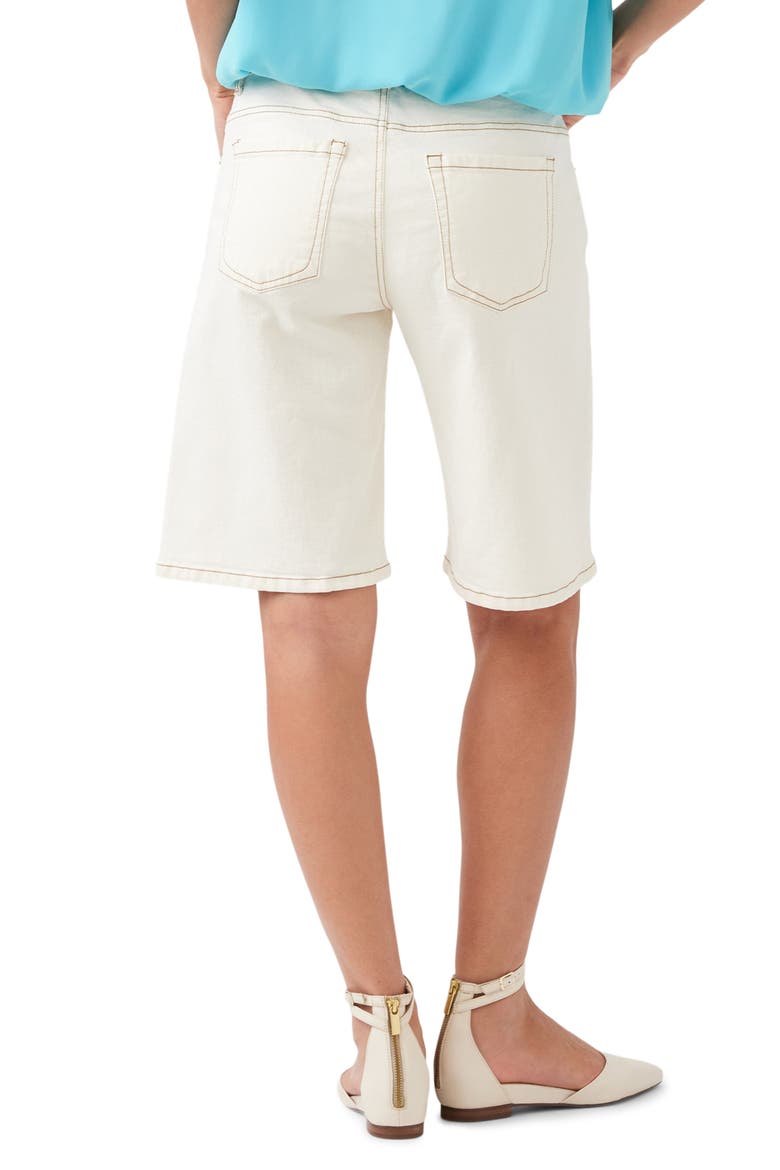 Denim Bermuda Shorts, Alternate, color, NATURAL