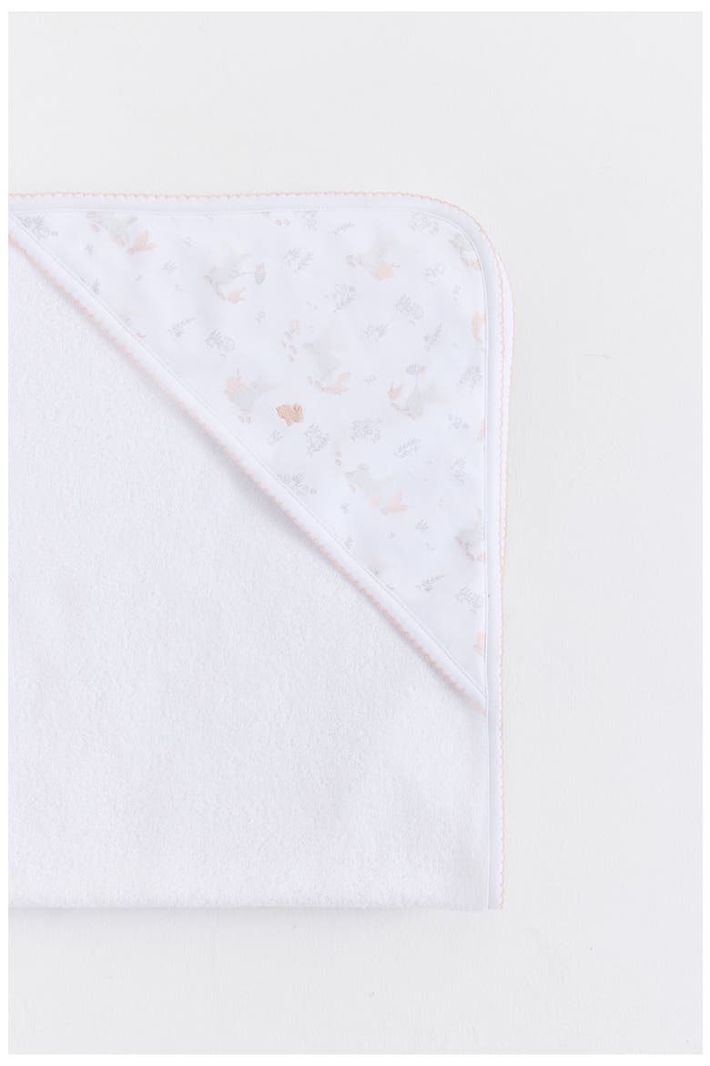 Small Bunny Towel Textured, Alternate, color, White