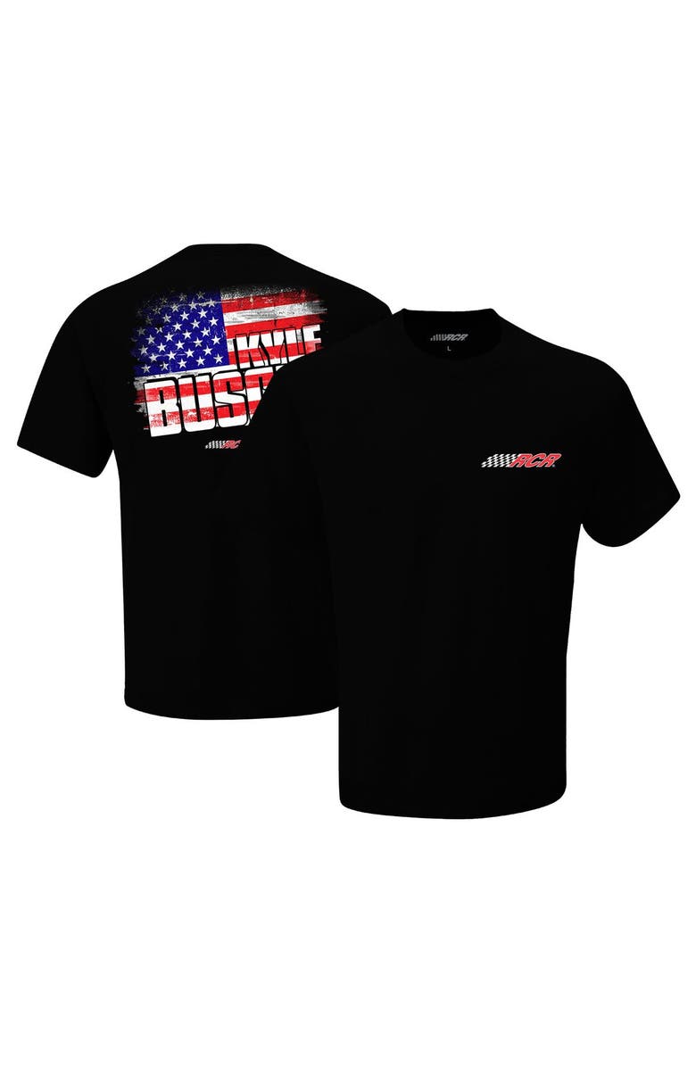NASCAR Men's Richard Childress Racing Team Collection  Black Kyle Busch Flag T-Shirt, Main, color, 