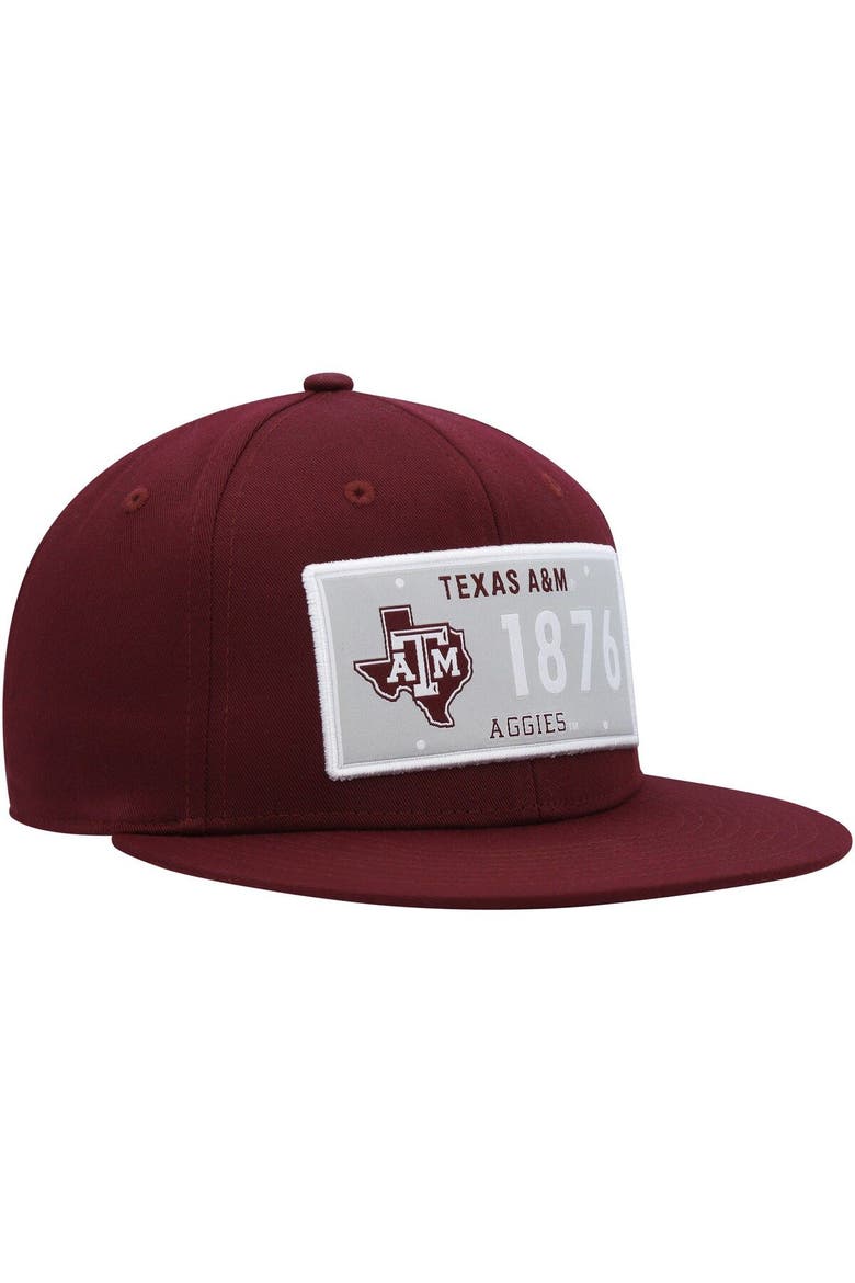 Men's adidas  Maroon Texas A&M Aggies Established Snapback Hat, Alternate, color, Maroon