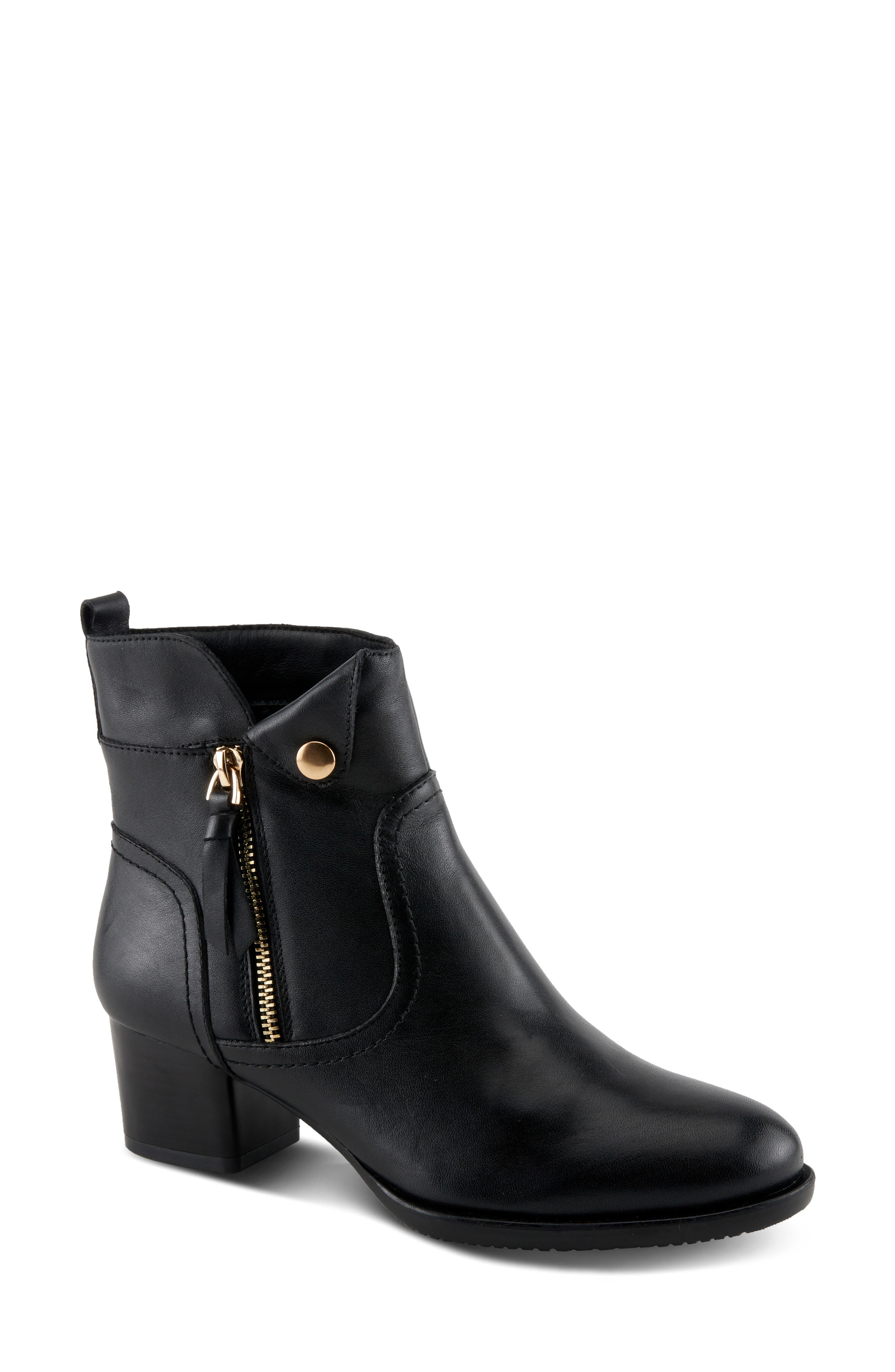 Spring Step Nazca Bootie, Main, color, Black