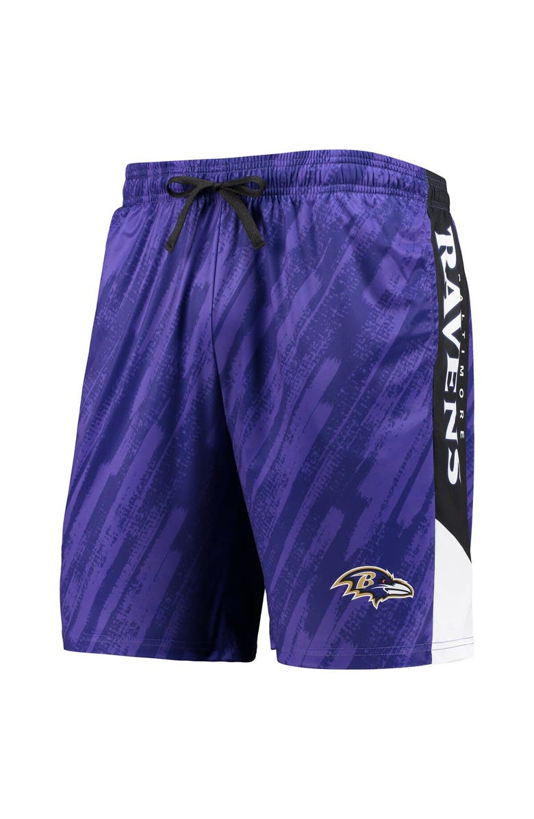 FOCO Men's FOCO Purple Baltimore Ravens Static Mesh Shorts, Alternate, color,