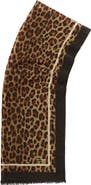 Kate Spade New York Wild Cat Wool Blend Oblong Scarf