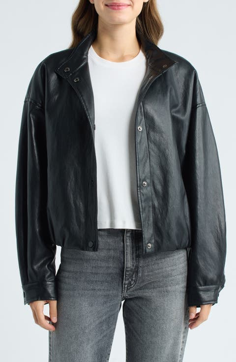 Rachel Faux Leather Jacket