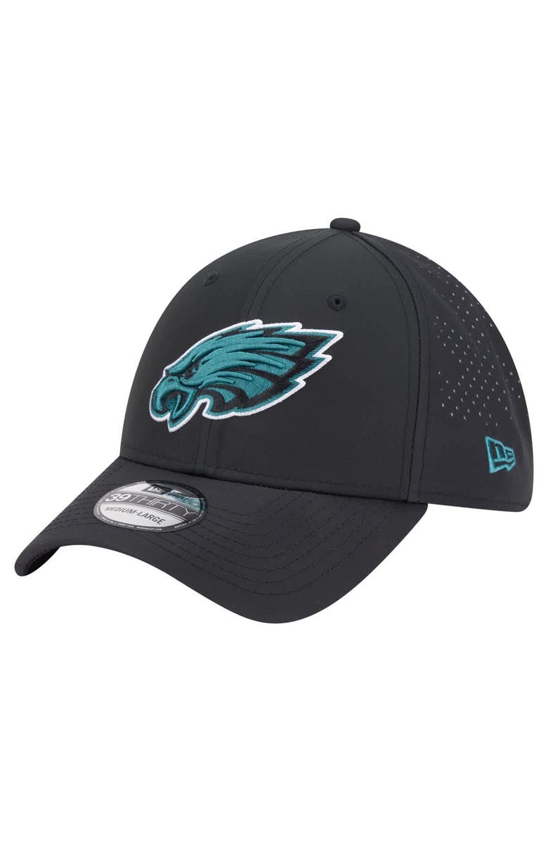 New Era Men's New Era Black Philadelphia Eagles Night 39THIRTY Flex Hat, Main, color, 