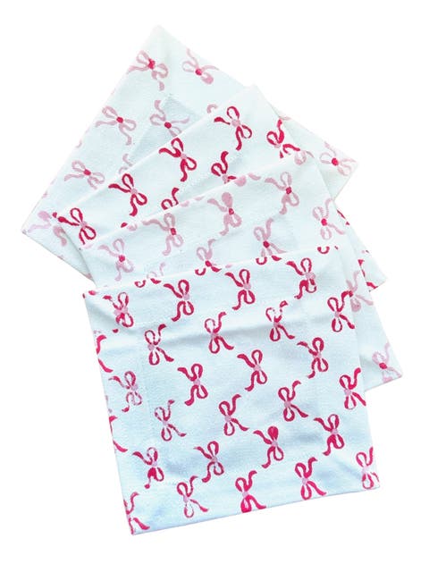 Bows Cocktail Napkins - Set of 4