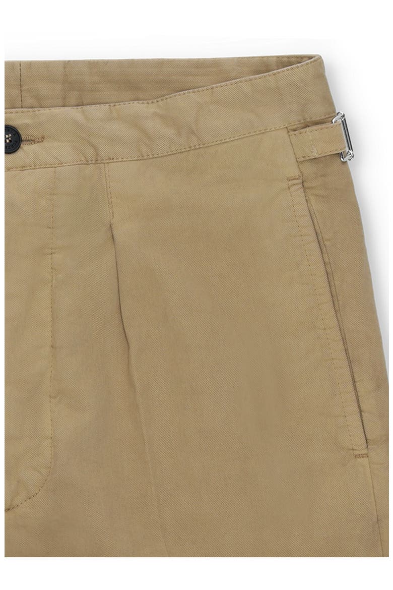 Oklahoma Cotton Pleated Trousers, Alternate, color, BEIGE