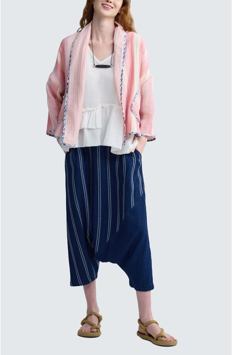 LUUKAA Sorrel Reversible Muslin Jacket, Alternate, color, Original Pink