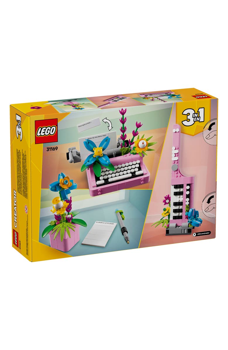 LEGO<sup>®</sup> 8+ Creator Typewriter with Flowers - 31169, Alternate, color, Multi