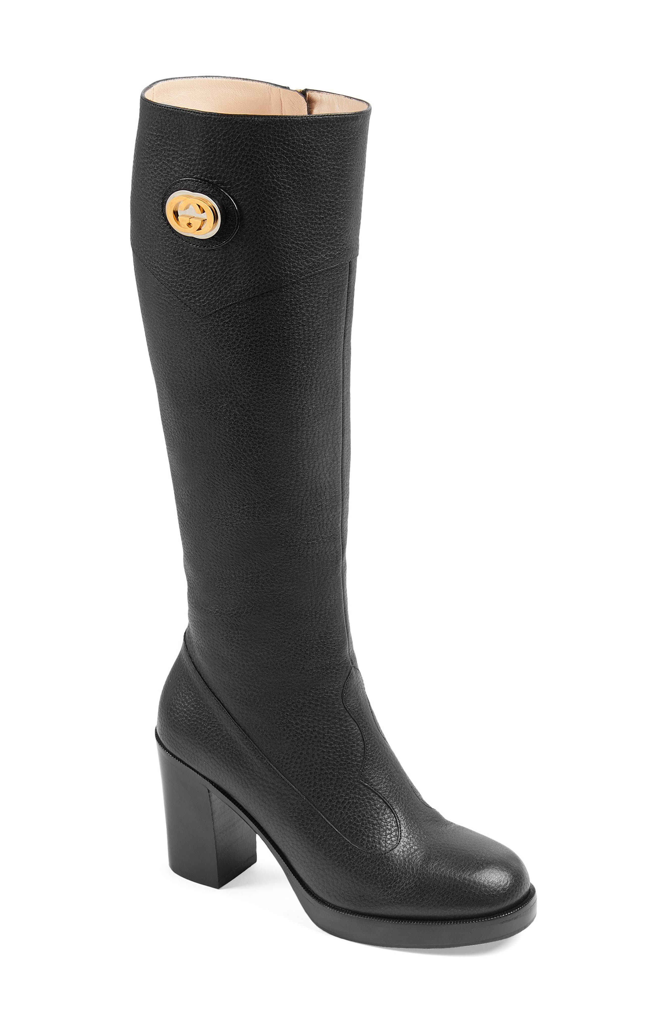 Gucci Rosie Knee High Boot, Main, color, 