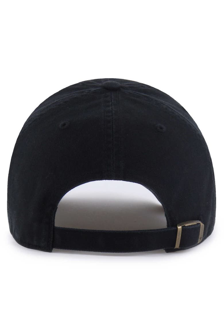 Men's '47 Black San Antonio Spurs Hardwood Classics Clean Up Adjustable Hat, Alternate, color, Black