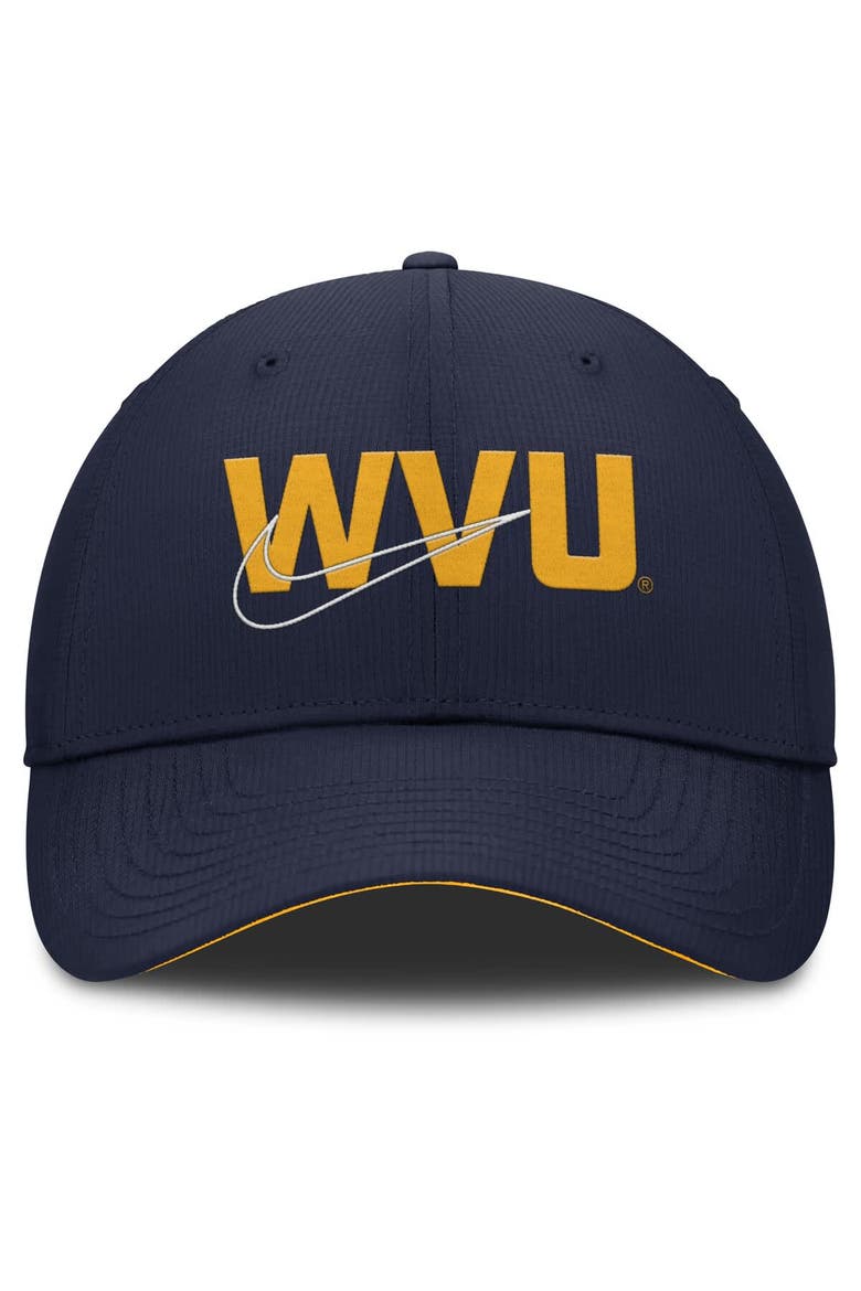 Men's Nike Navy West Virginia Mountaineers Club Prep Performance Adjustable Hat, Alternate, color, Navy