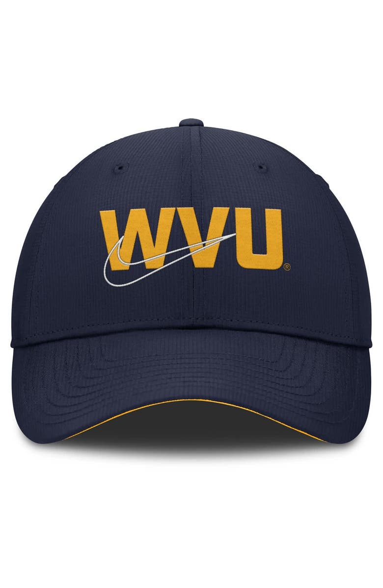 Nike Men's Nike Navy West Virginia Mountaineers Club Prep Performance Adjustable Hat, Alternate, color, Navy