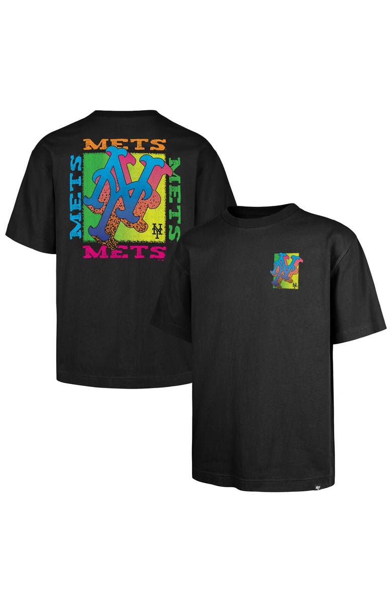 '47 Men's '47 Black New York Mets Sundale Foundation T-Shirt, Main, color, Black