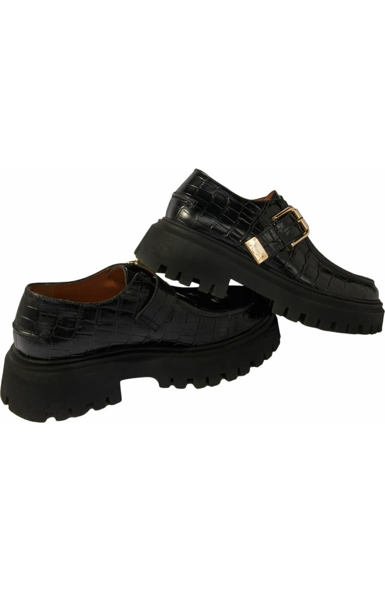 maje Chunky leather Derbies, Alternate, color,