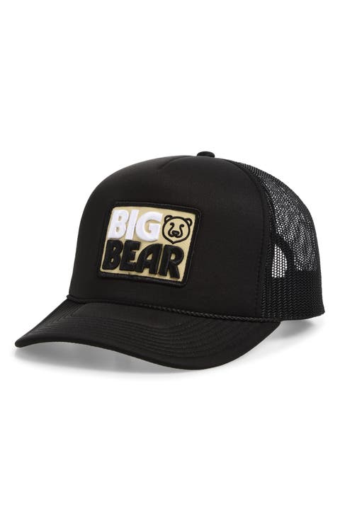 Big Bear Patch Snapback Trucker Hat