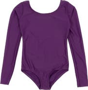 Leveret Girls Long Sleeve Leotard
