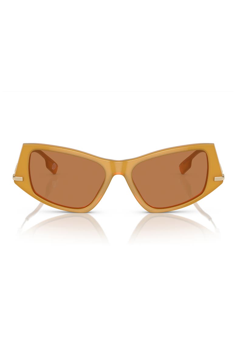 52mm Irregular Sunglasses, Main, color, YELLOW