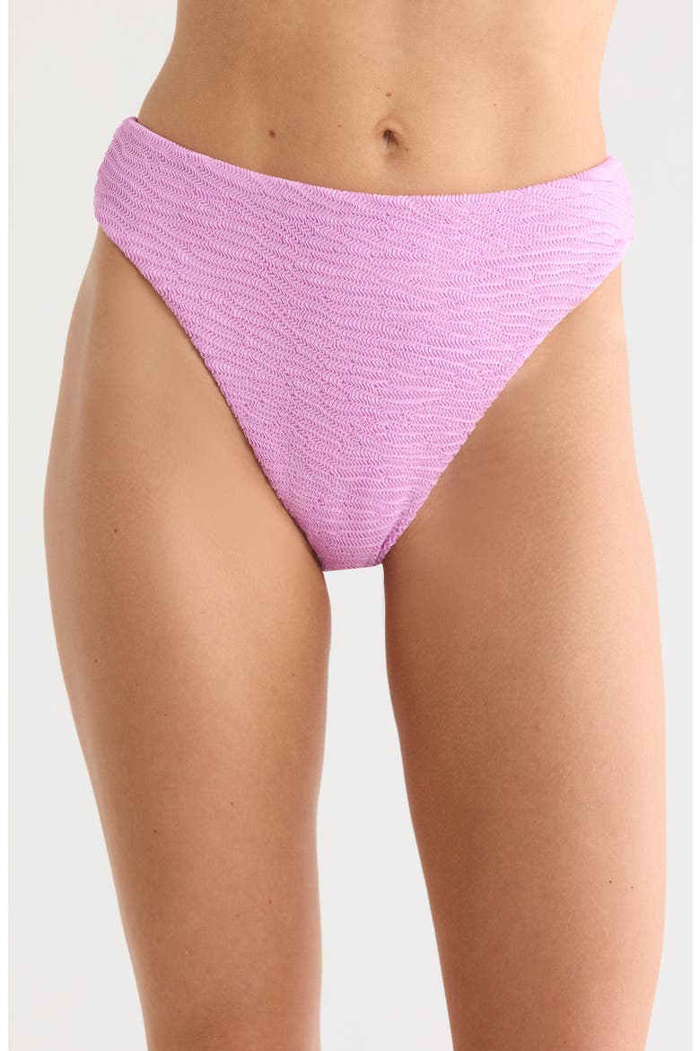 Seashore High Waist Bikini Bottoms, Main, color, BLOOM