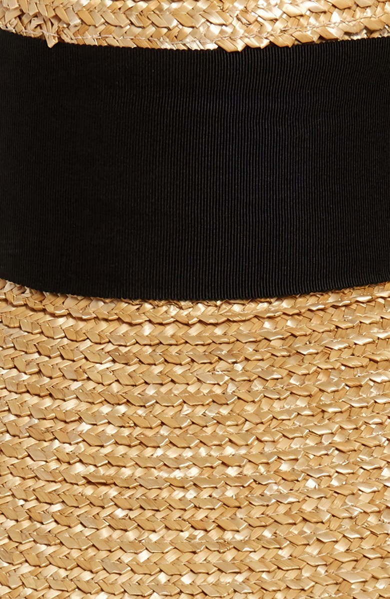 Eugenia Kim Mirabel UPF Straw Hat, Alternate, color, Natural/ Black