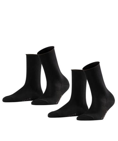 Falke Active Breeze Cooling Crew Socks In Black
