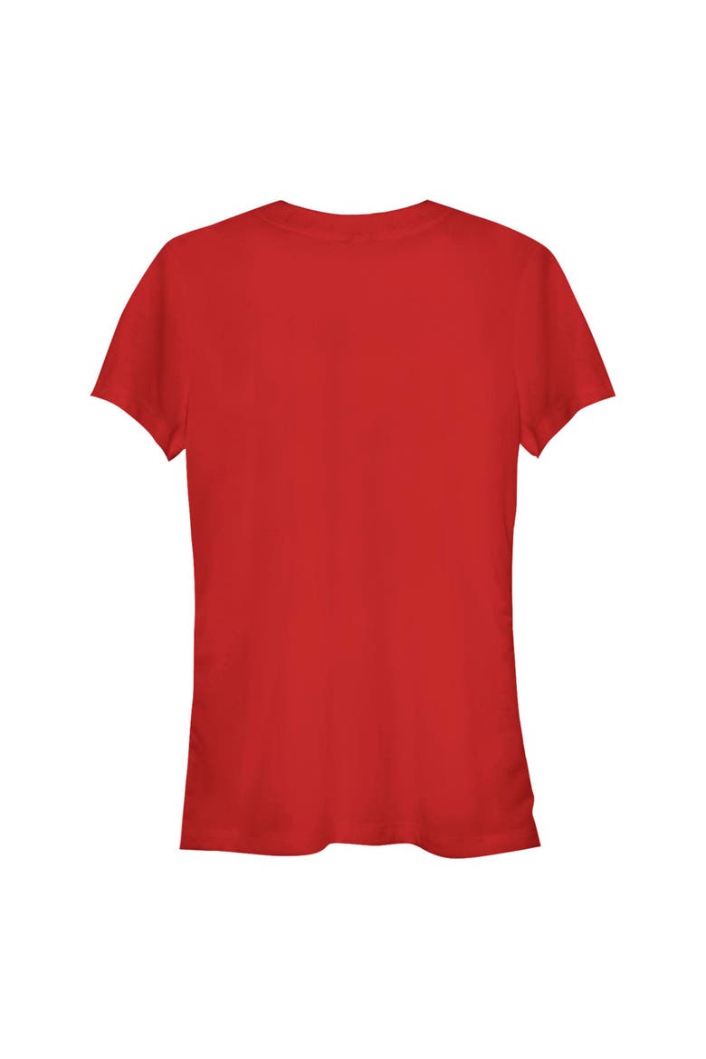 Junior's Bart Unruly Sparkler Short Sleeve Graphic T-Shirt, Alternate, color, Red