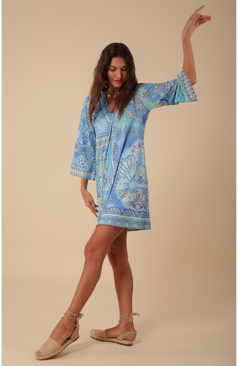 Hale Bob Juniper Jersey Dress Beaded, Main, color, 