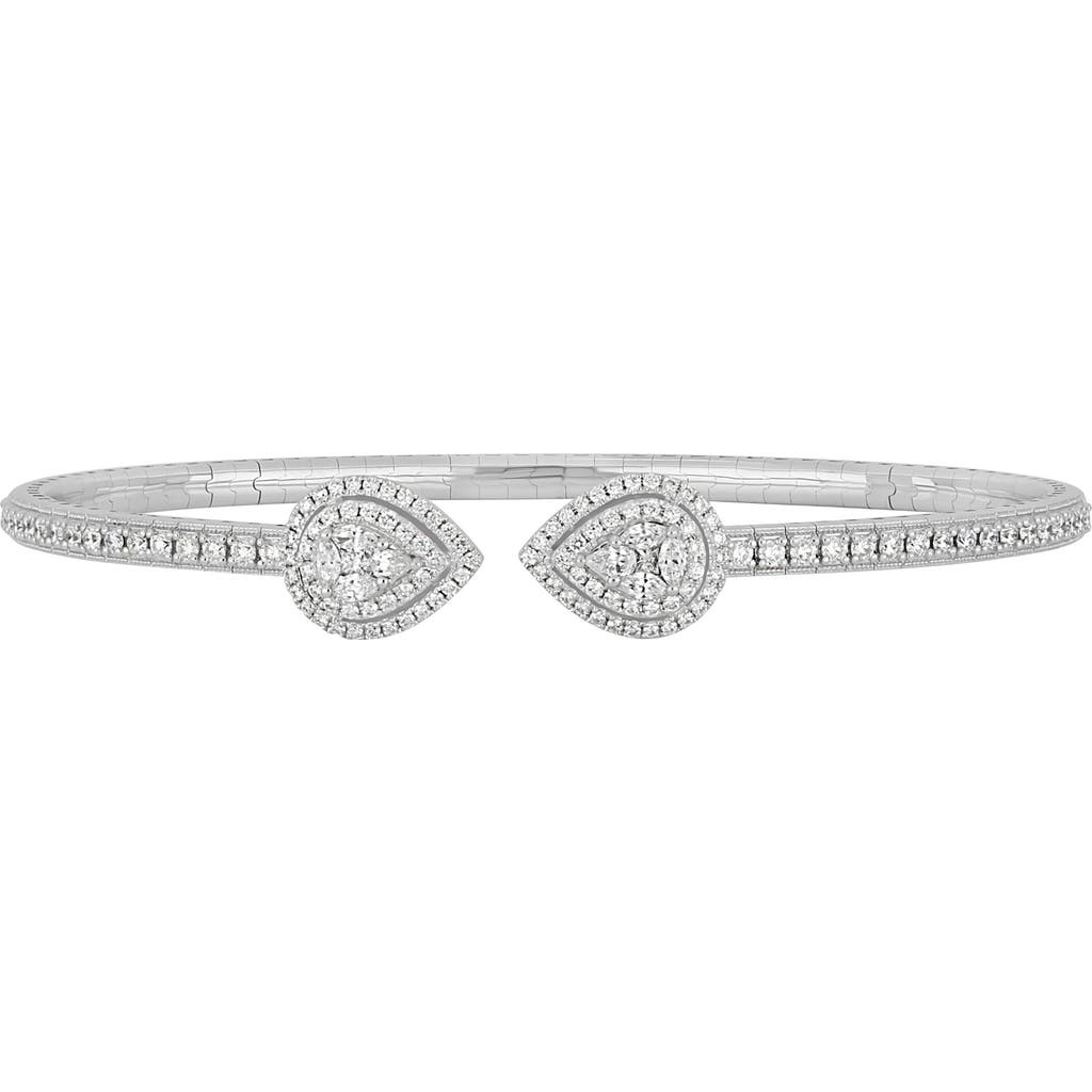 Bony Levy Getty Diamond Teardrops Bangle Bracelet