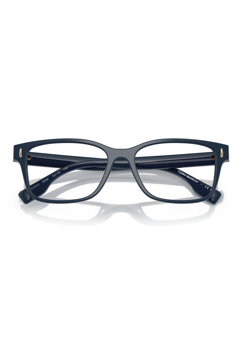 49mm Rectangle optical glasses, Alternate, color, BLUE