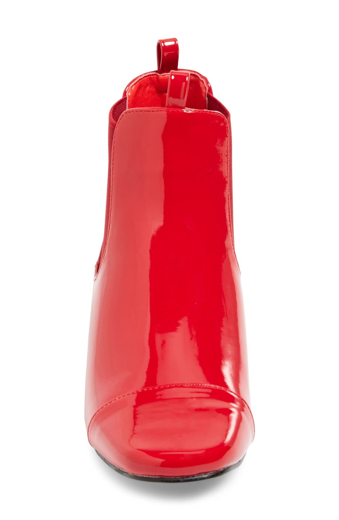 'Go-Go' Bootie, Alternate, color, RED PATENT