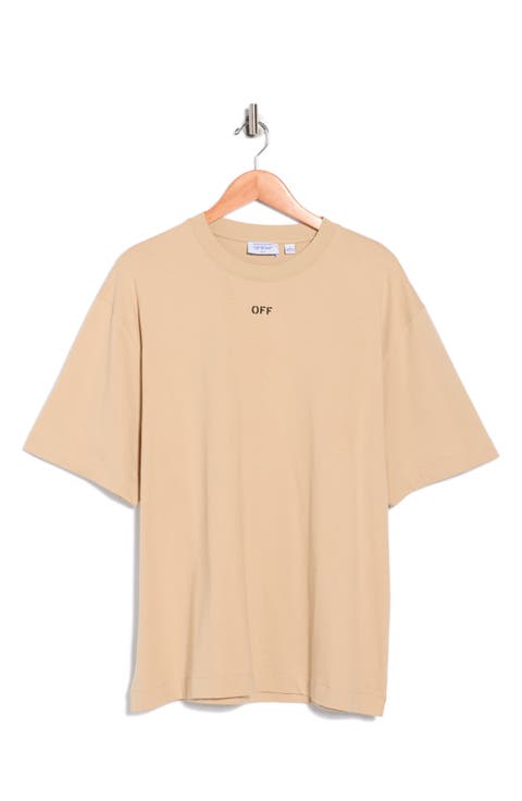 Slim Fit OFF Stamp Graphic T-Shirt