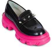 URBNKICKS Glam Loafer Leather Shoes