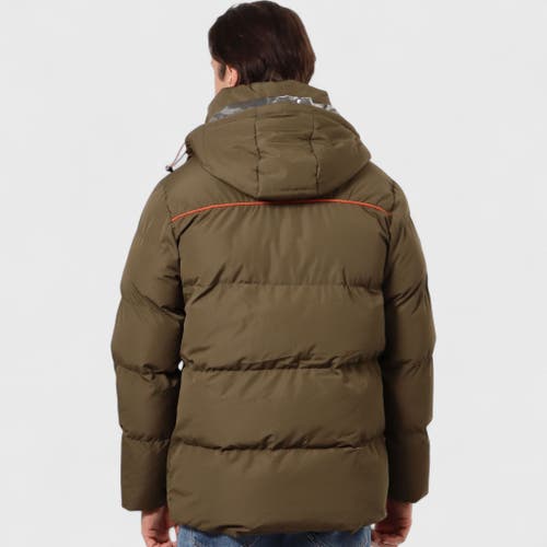 Canada Weather Gear Heavyweight Insulated Puffer Jacket In Green