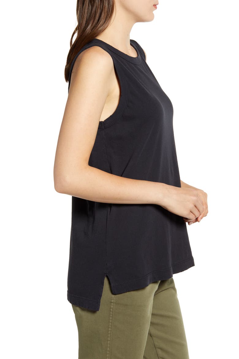 The Muscle Tank Top, Alternate, color, CAVIAR