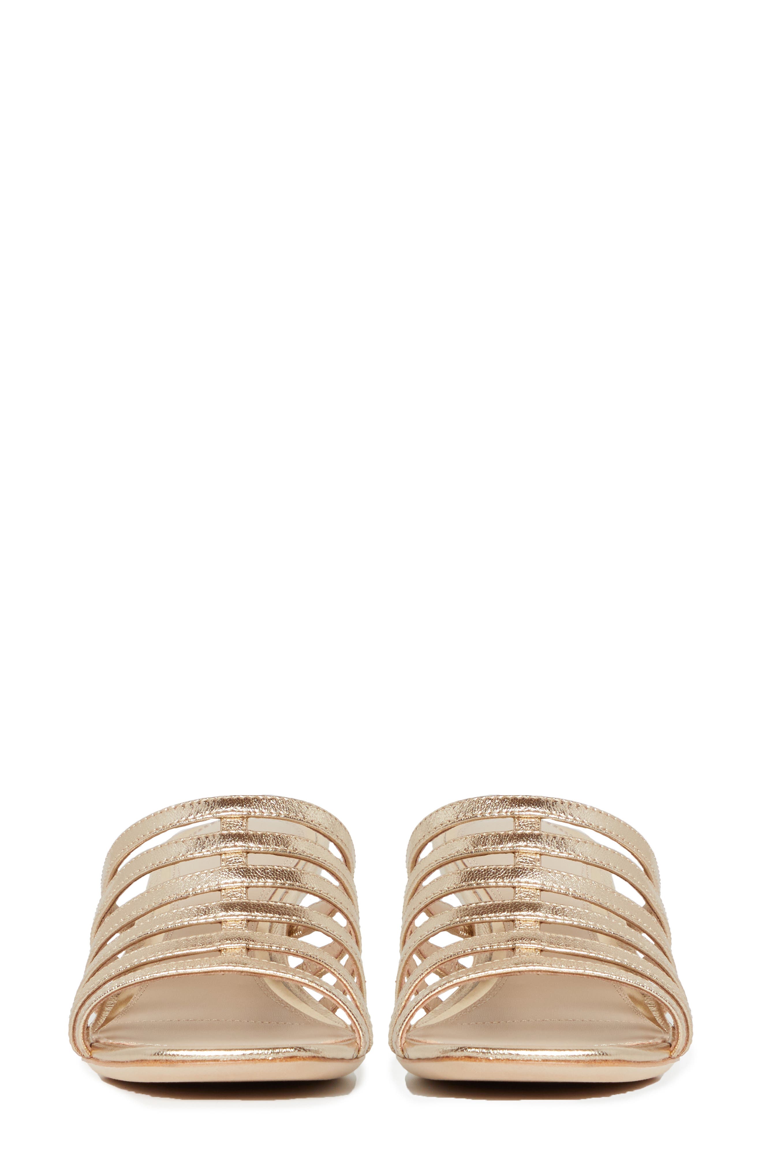 PAIGE Mari Slide Sandal, Alternate, color, Light Gold