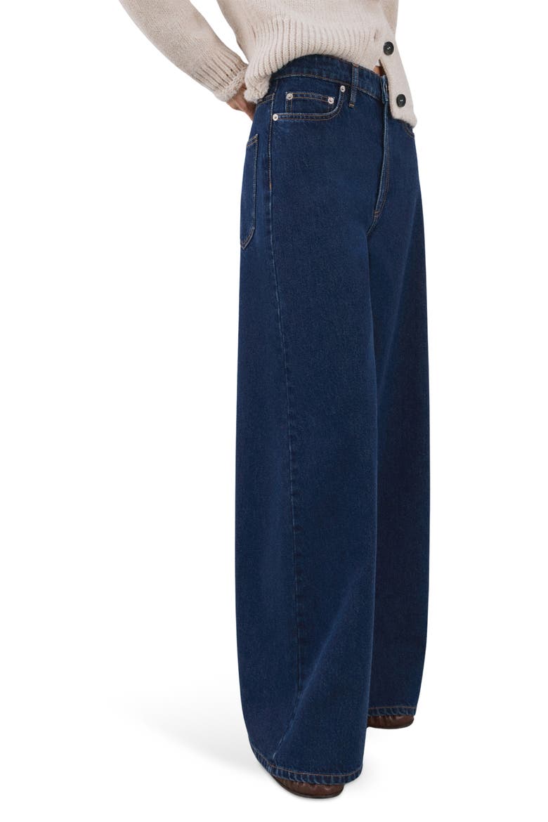 Wide Leg Jeans, Main, color, BLUE