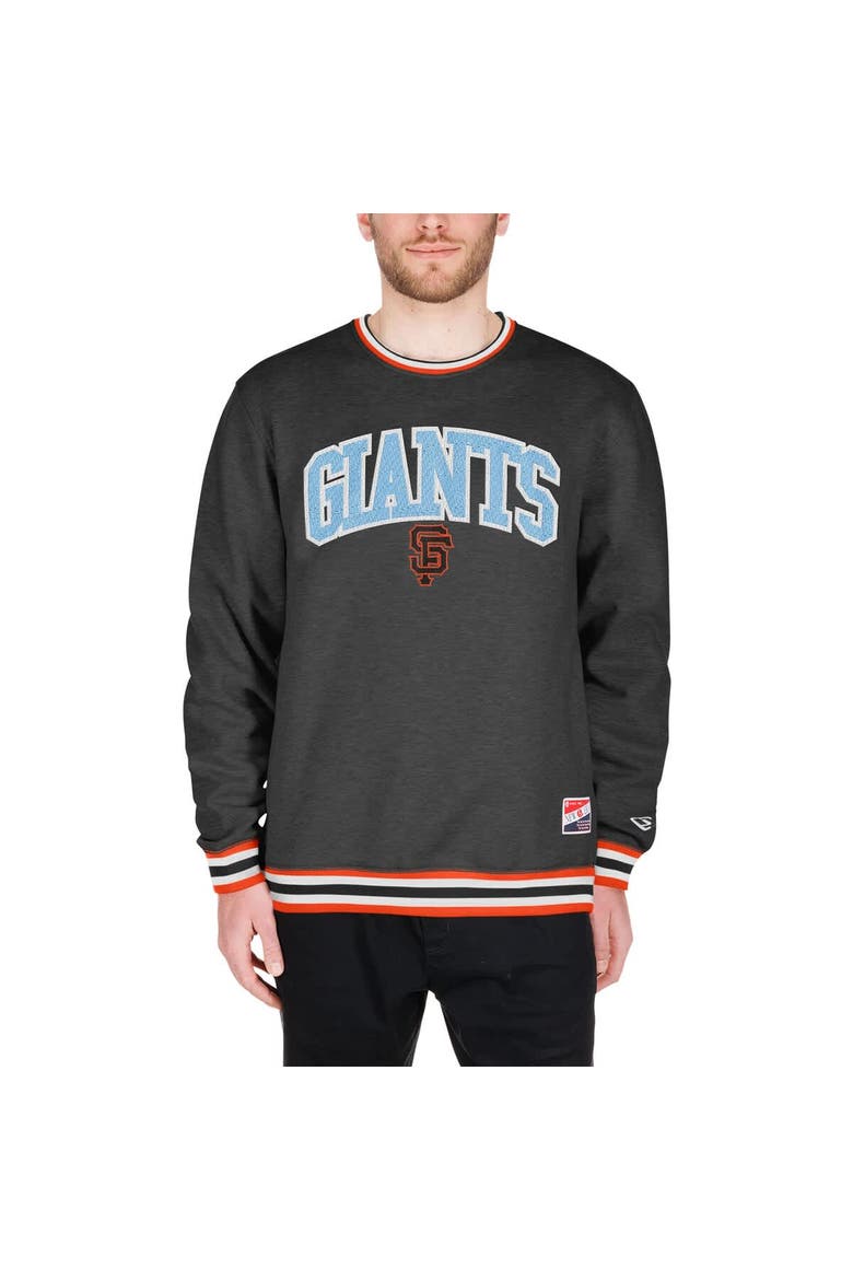 Men's New Era Black San Francisco Giants Father's Day Pullover Sweatshirt, Alternate, color, Black